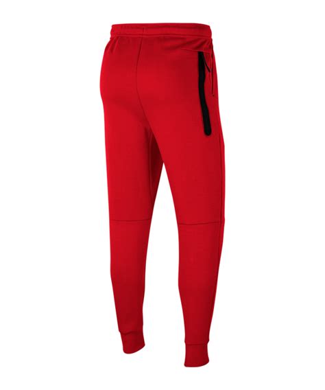 nike tech fleece trainingsanzüge herren rot|Nike tech fleece jogginghosen.